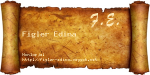 Figler Edina névjegykártya